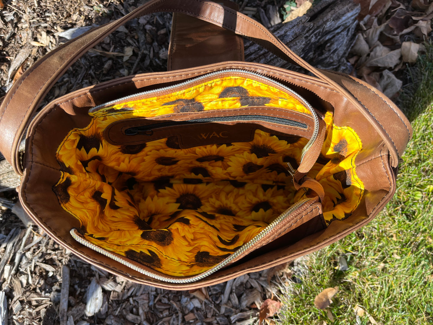 Laser Engraved Leather Purse