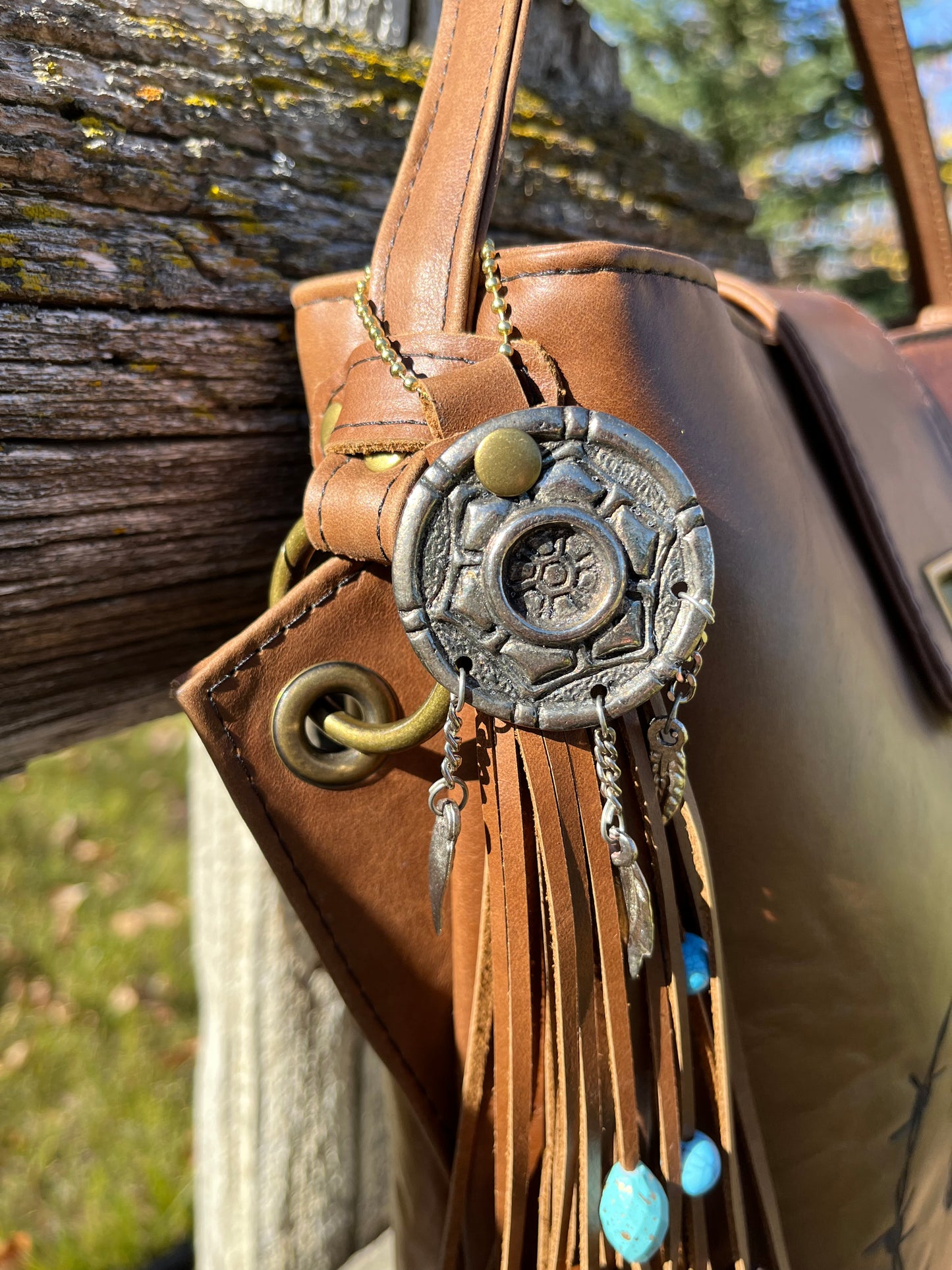 Laser Engraved Leather Purse