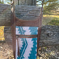 Leather and Wool Water Bottle Crossbody Bag