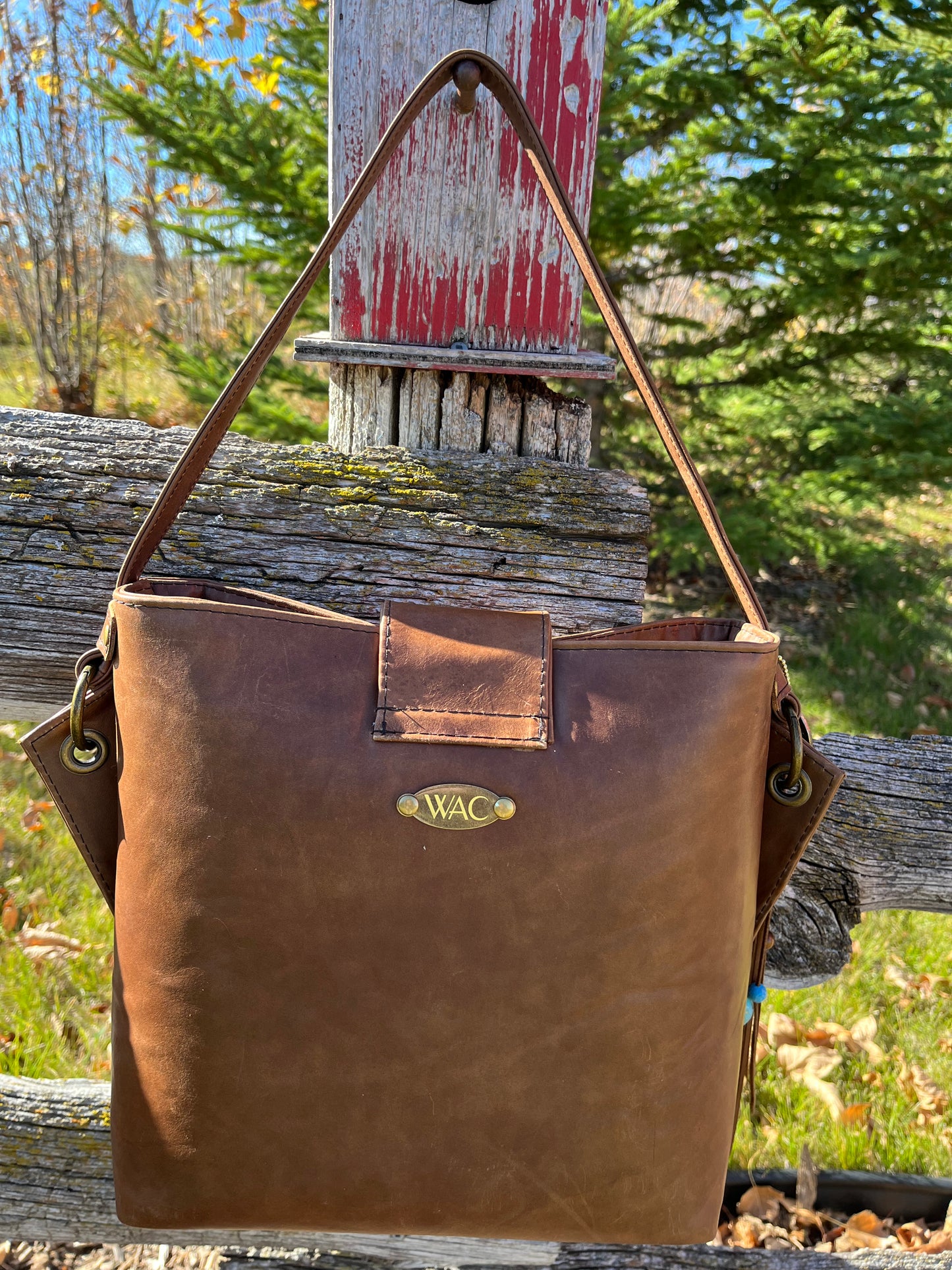 Laser Engraved Leather Purse