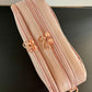 Pink Leather Crossbody Purse