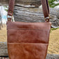 Chestnut Brown And Hair on Hide Crossbody Purse