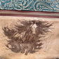 Horse Engraved Leather Crossbody Purse