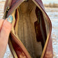 Brown Leather and Hair on Hide Crossbody Bag