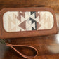 Leather and Wool Wallet