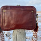 Brown Leather and Hair on Hide Crossbody Bag