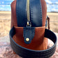 Laser Engraved Leather Dopp Kit