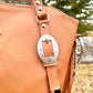 Western Cognac Leather Tote