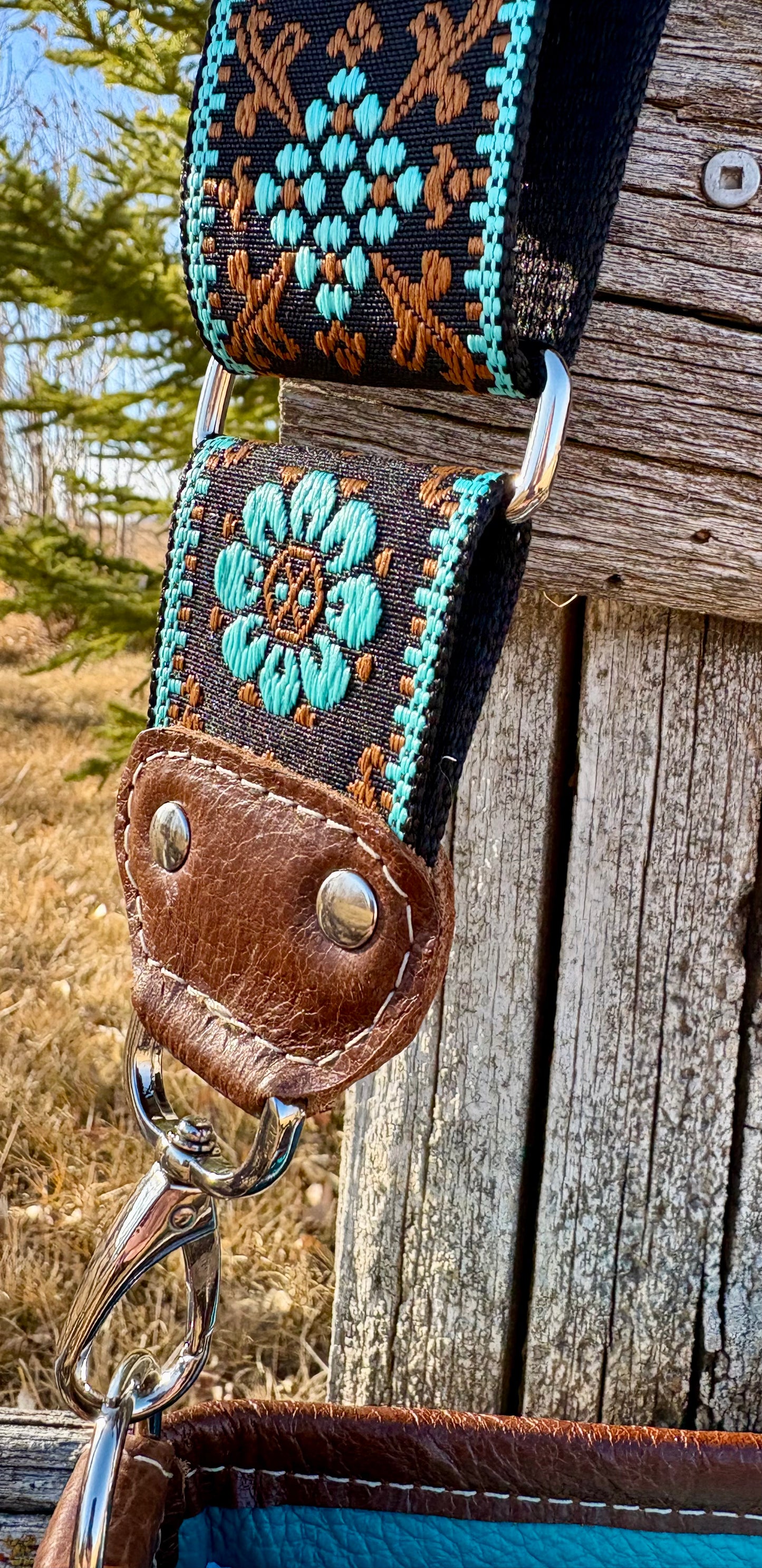 Brindle Hair on Hide Fringe Crossbody Purse