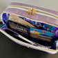 Lavender Leather Crossbody Purse