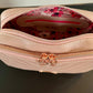 Pink Leather Crossbody Purse