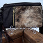 Hair in Hide Fringe Clutch