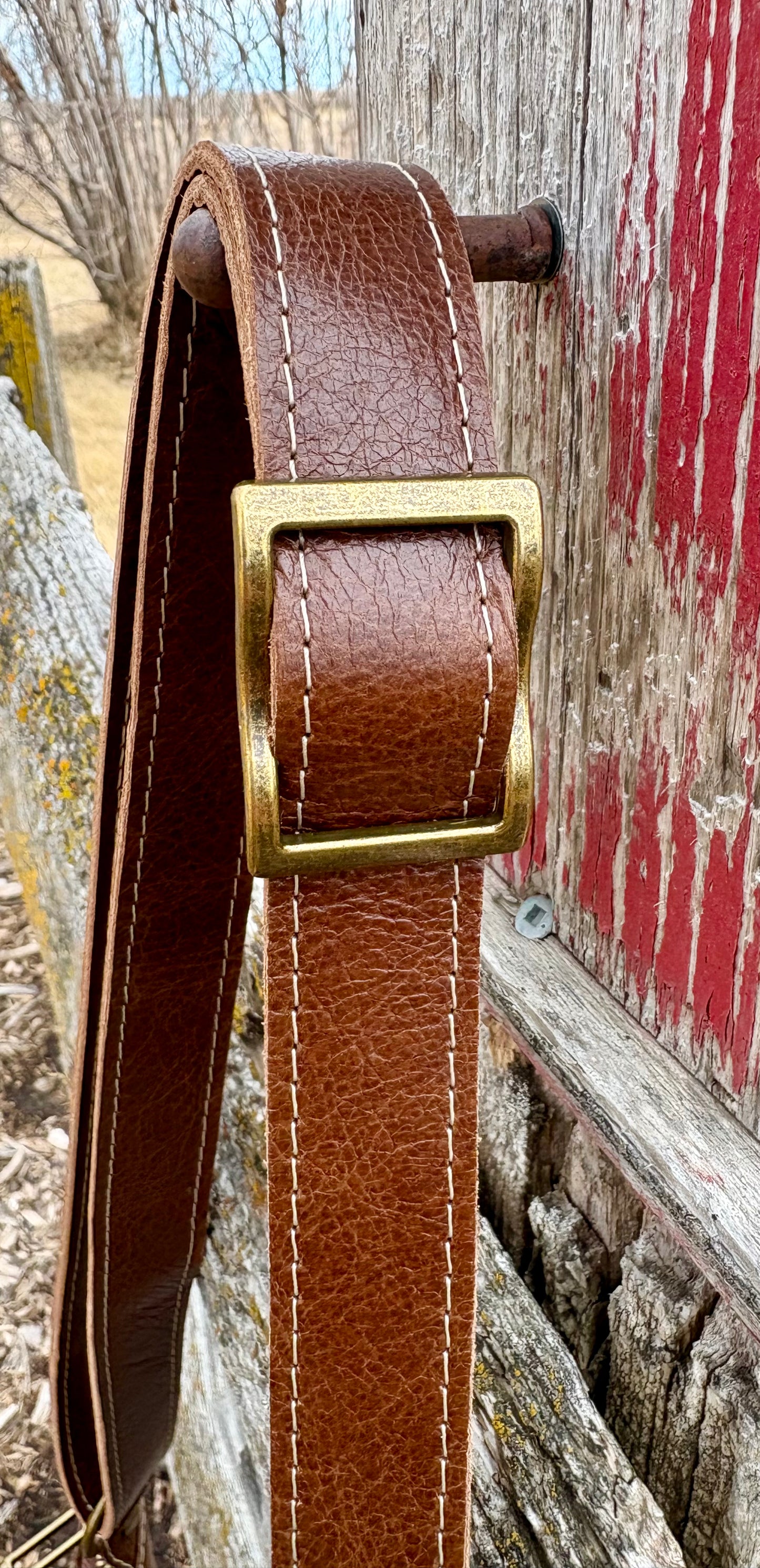 Chestnut Brown And Hair on Hide Crossbody Purse
