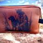 Laser Engraved Leather Dopp Kit
