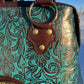 Metallic Floral Large and Small Purse