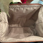 Wool and Leather Toiletry Bag