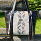 Leather and Wool Tote