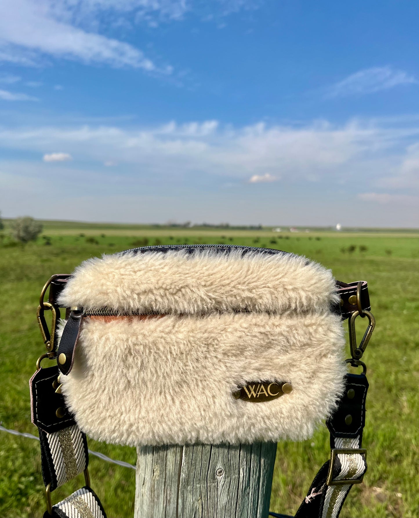 Sheep Shearling Sling/Fanny Pack