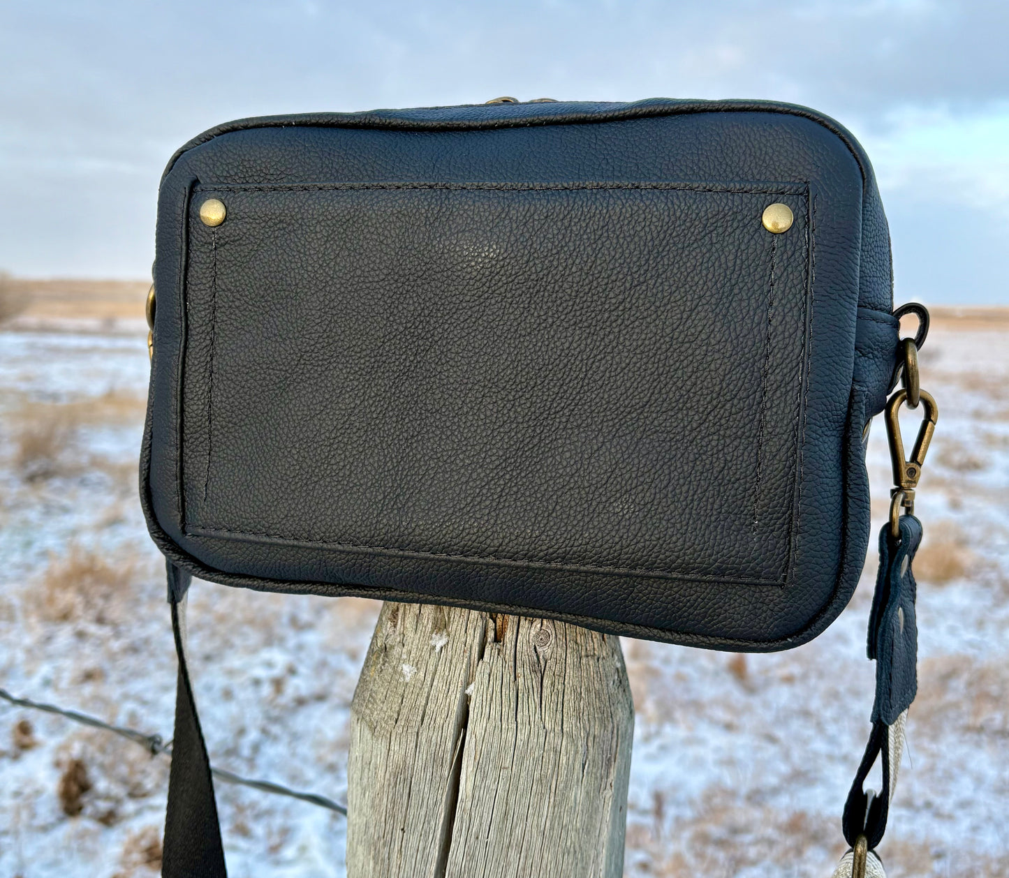 Hair on Hide Crossbody Purse with Built in Wallet