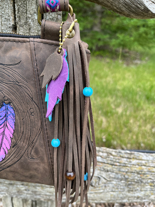 Horse Embroidered Crossbody Purse