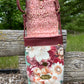 Floral Leather Crossbody Purse