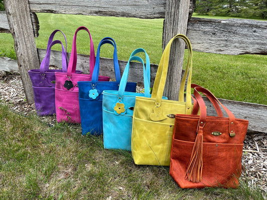 Custom Leather Tote