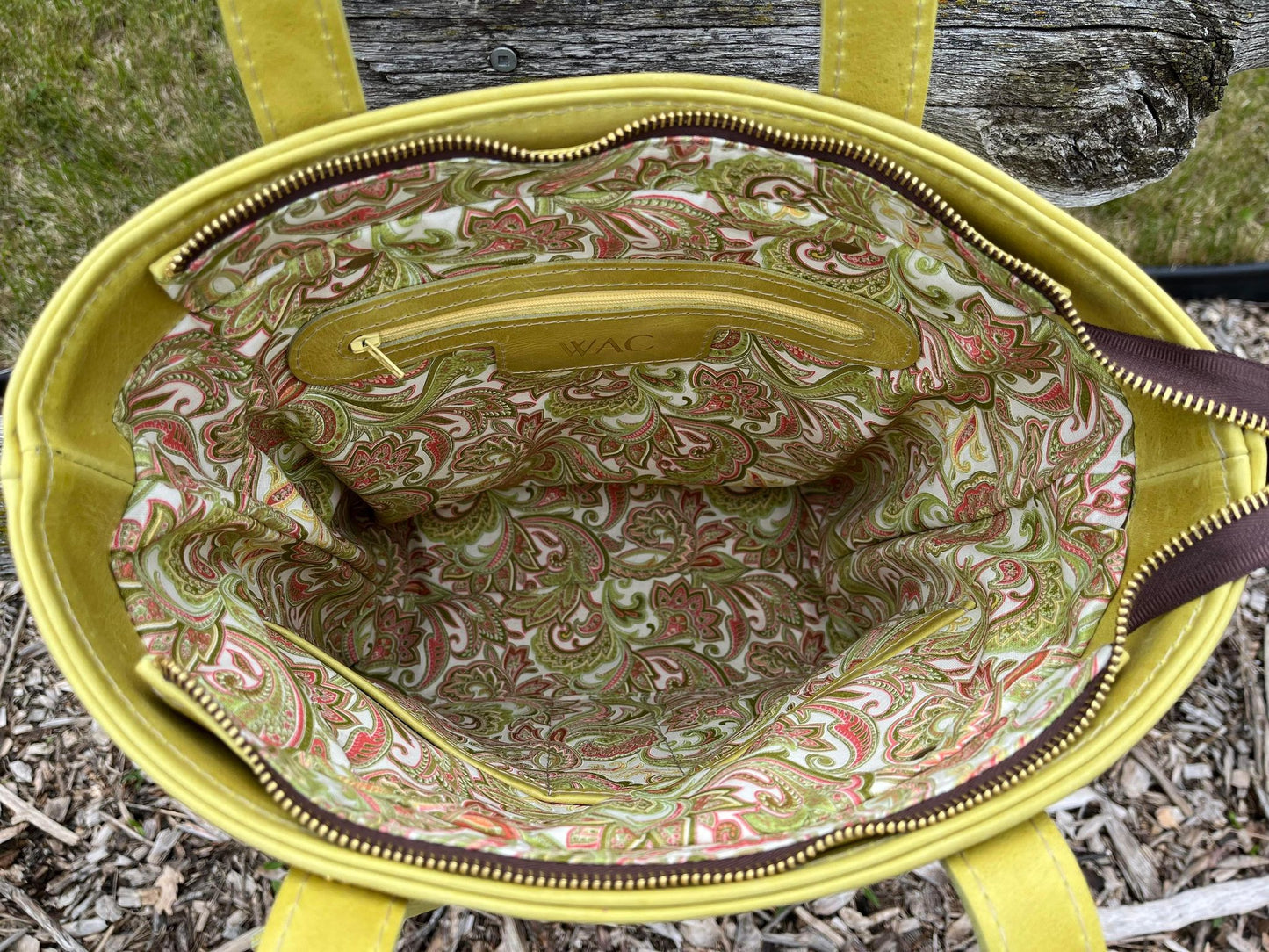 Custom Leather Tote