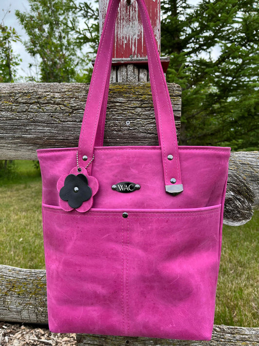 Custom Leather Tote