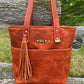 Custom Leather Tote