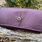 Metallic Purple Leather Wallet