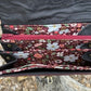 Floral Leather with Burgundy Leather Wallet
