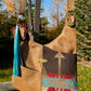 Leather & Wool Crossbody Bag