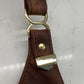 Leather and Wool Crossbody Purse