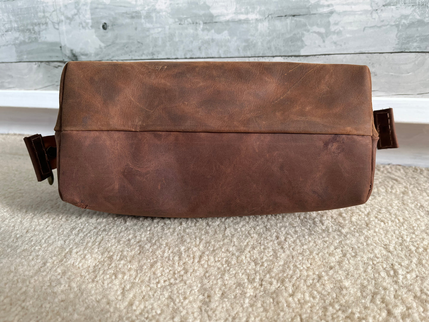 Roper Leather Toiletry Bag