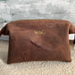 Longhorn Leather Toiletry Bag