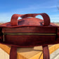Distressed Red Leather Tote