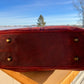 Distressed Red Leather Tote