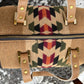 Leather and Wool Traveller Bag