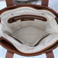 Brown Pebbled Leather Tote