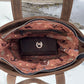 Distressed Leather Tote and Matching Wallet