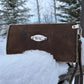 Distressed Leather Tote and Matching Wallet