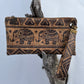 Elephant Cork Wristlet/Clutch Wallet with Detachable Strap