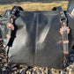 Black Leather Purse with Rose Gold Hardware