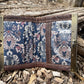 Two Toned Brown Leather Handbag and Matching Wallet