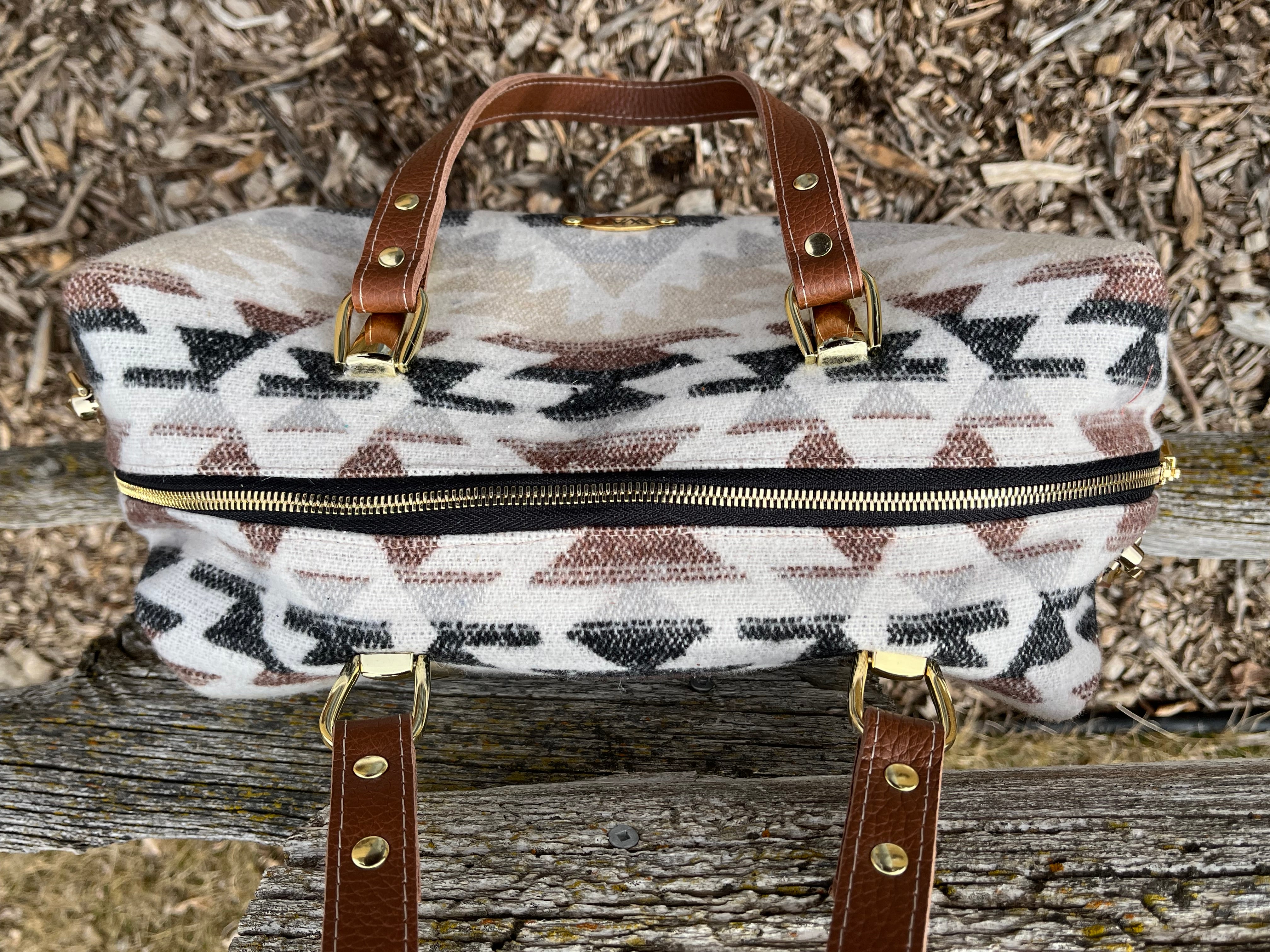 Cowhide travel clearance bag