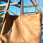 Leather and Wool Convertible Backpack/Shoulder Strap Purse