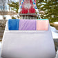Patchwork Spring Leather Purse with Braided Leather Handle