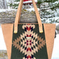 Leather and Wool Tote